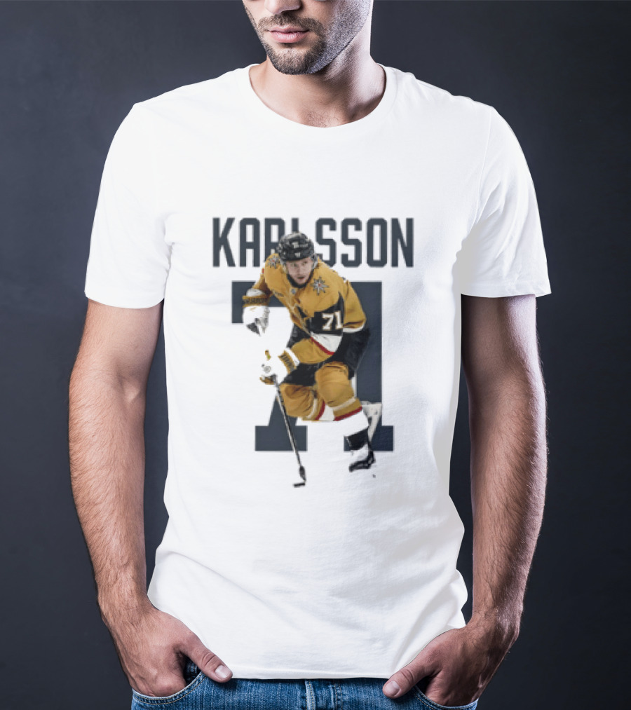 William Karlsson 71 Vegas Golden Knights Player Team Name T-Shirt
