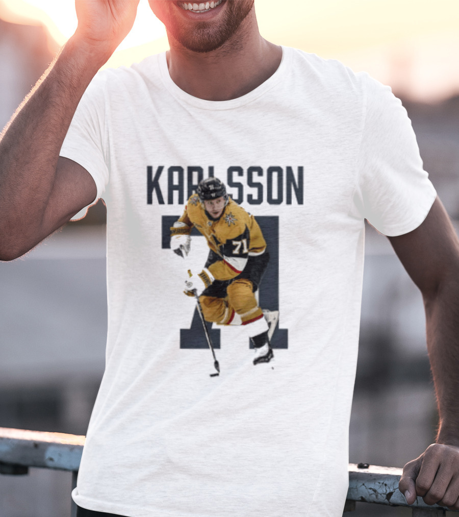 William Karlsson 71 Vegas Golden Knights Player Team Name T-Shirt