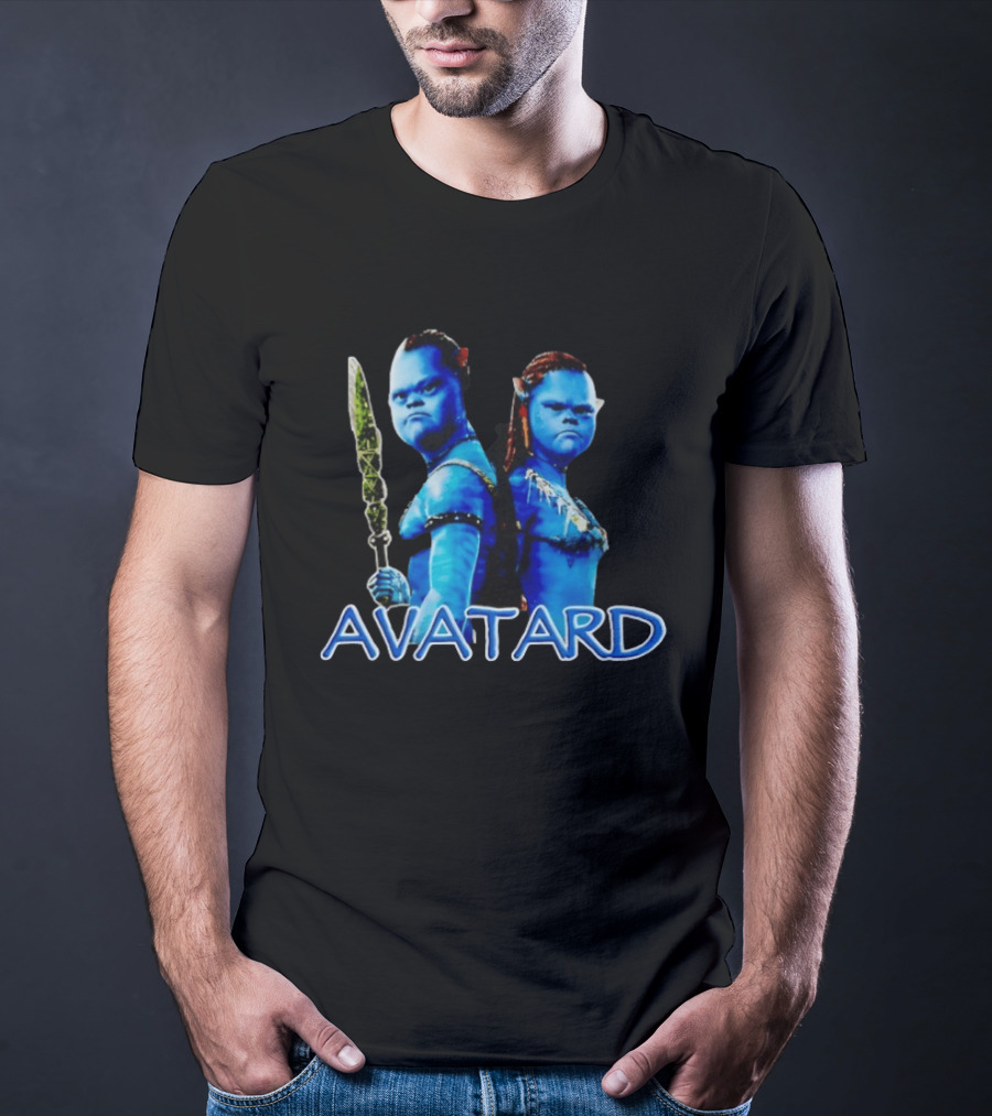 Avatard Meme Blue Characters With Spear T-Shirt