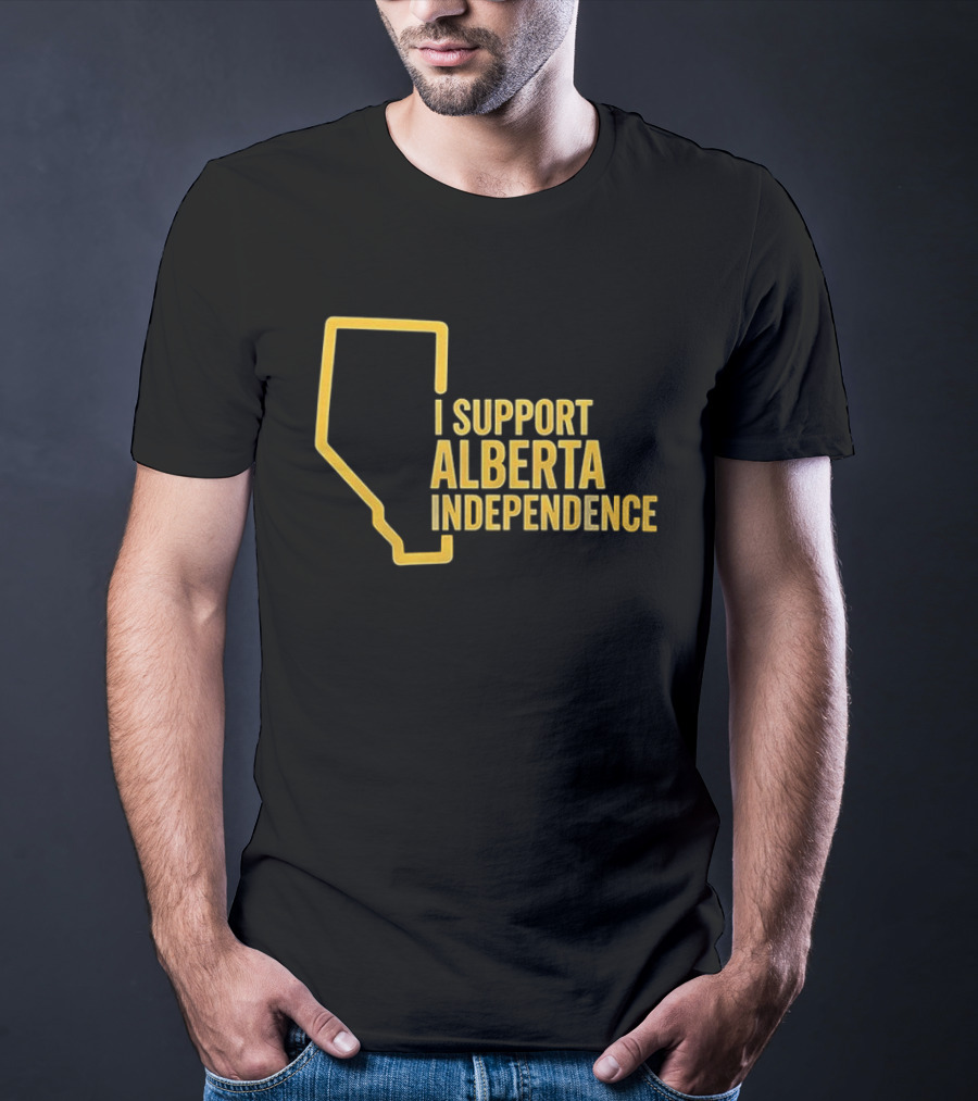 I Support Alberta Independence Map T-Shirt