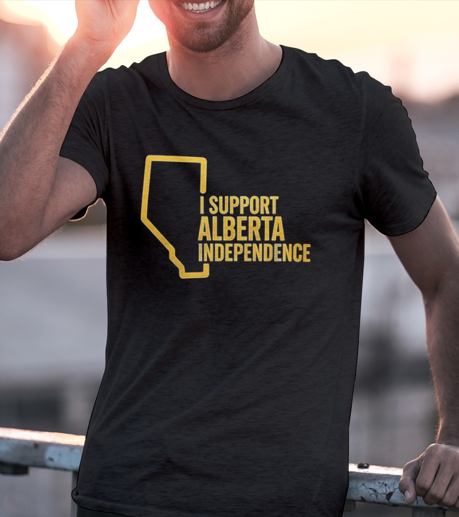 I Support Alberta Independence Map T-Shirt