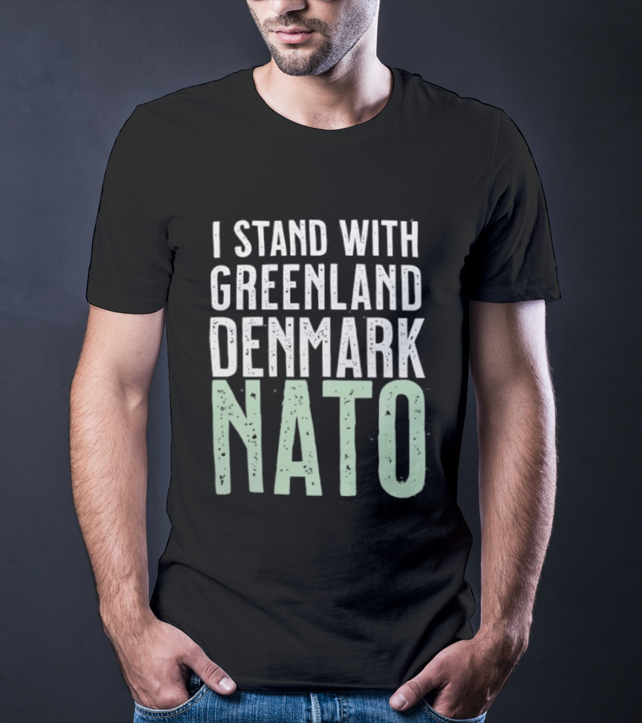 Comfort Colors I Stand With Greenland Denmark NATO Support T-Shirt