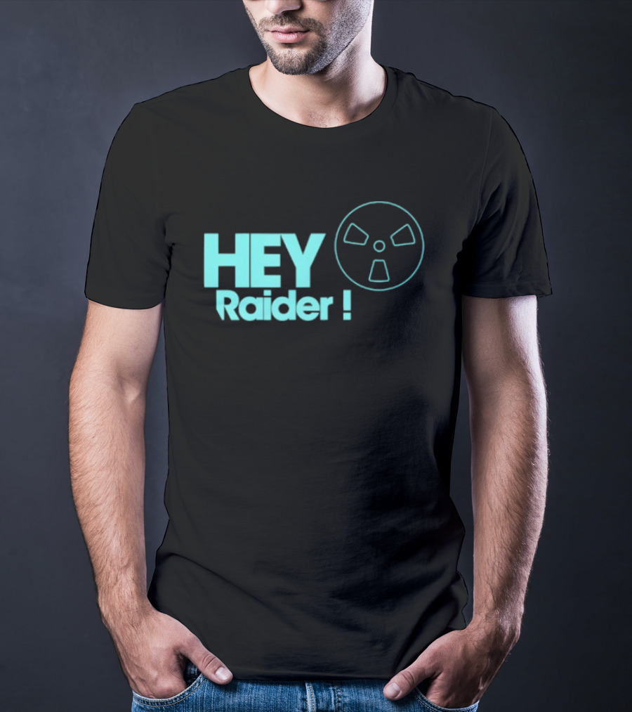 Hey Raider Sci Fi Gamer Safe Pocket Game Humor T-Shirt
