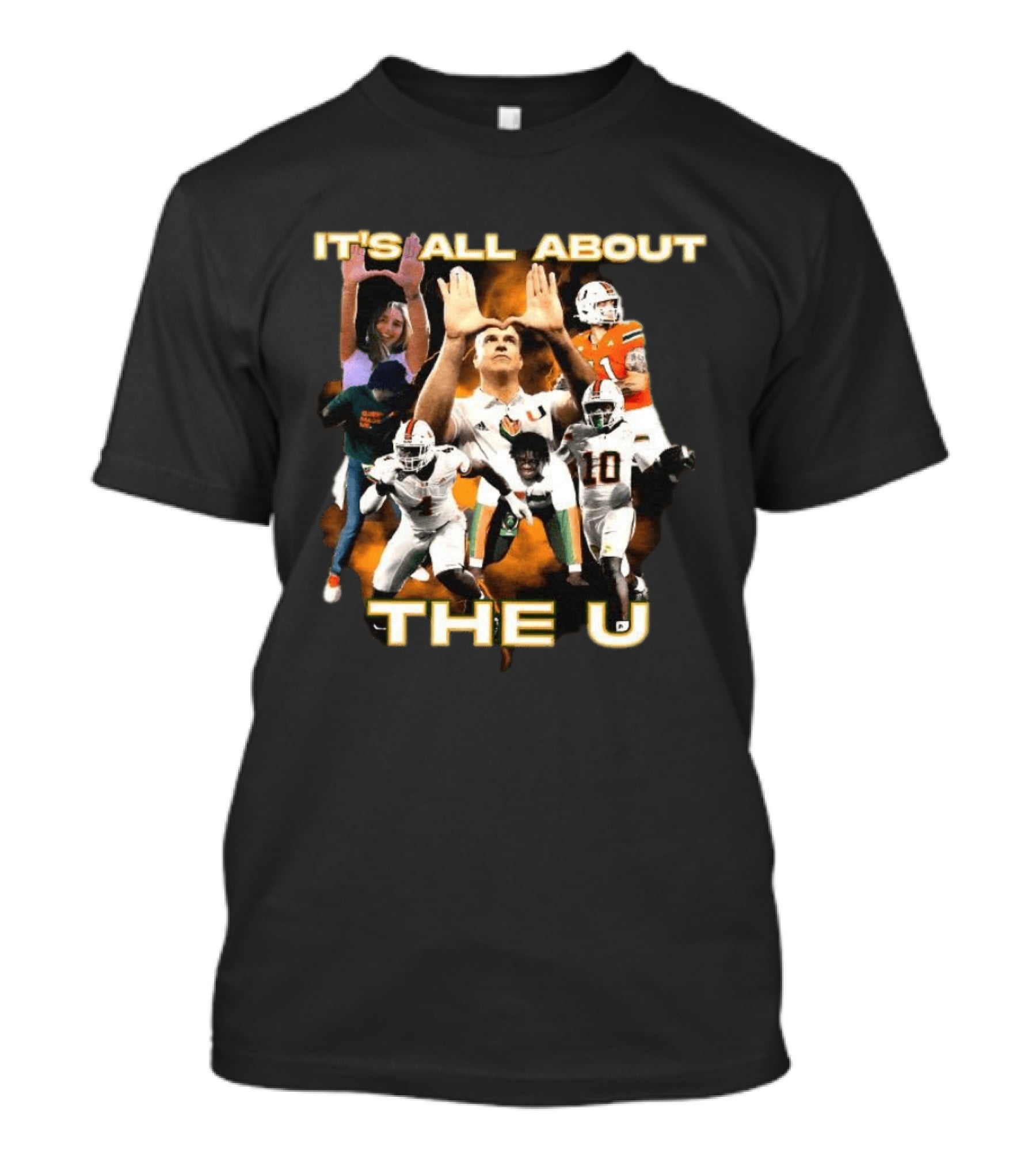 Miami Hurricanes It's All About The U Football Players T-Shirt