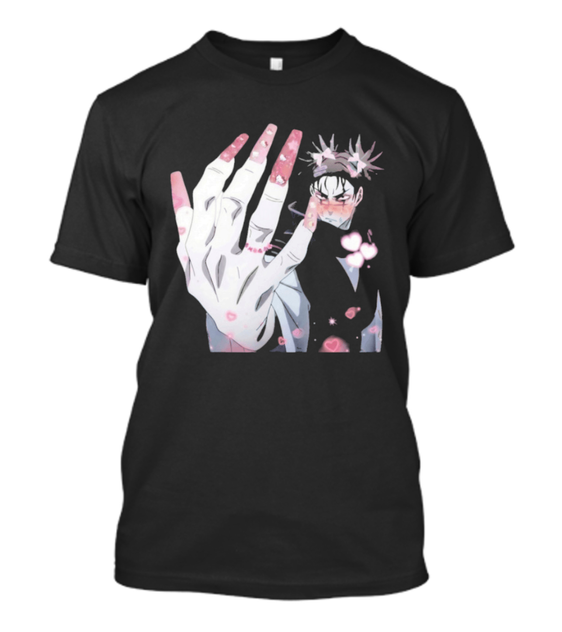 Nails Done Choso Aesthetic Floral Elements Anime T-Shirt