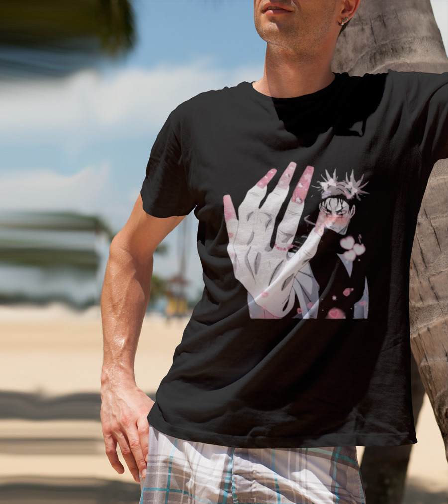 Nails Done Choso Aesthetic Floral Elements Anime T-Shirt