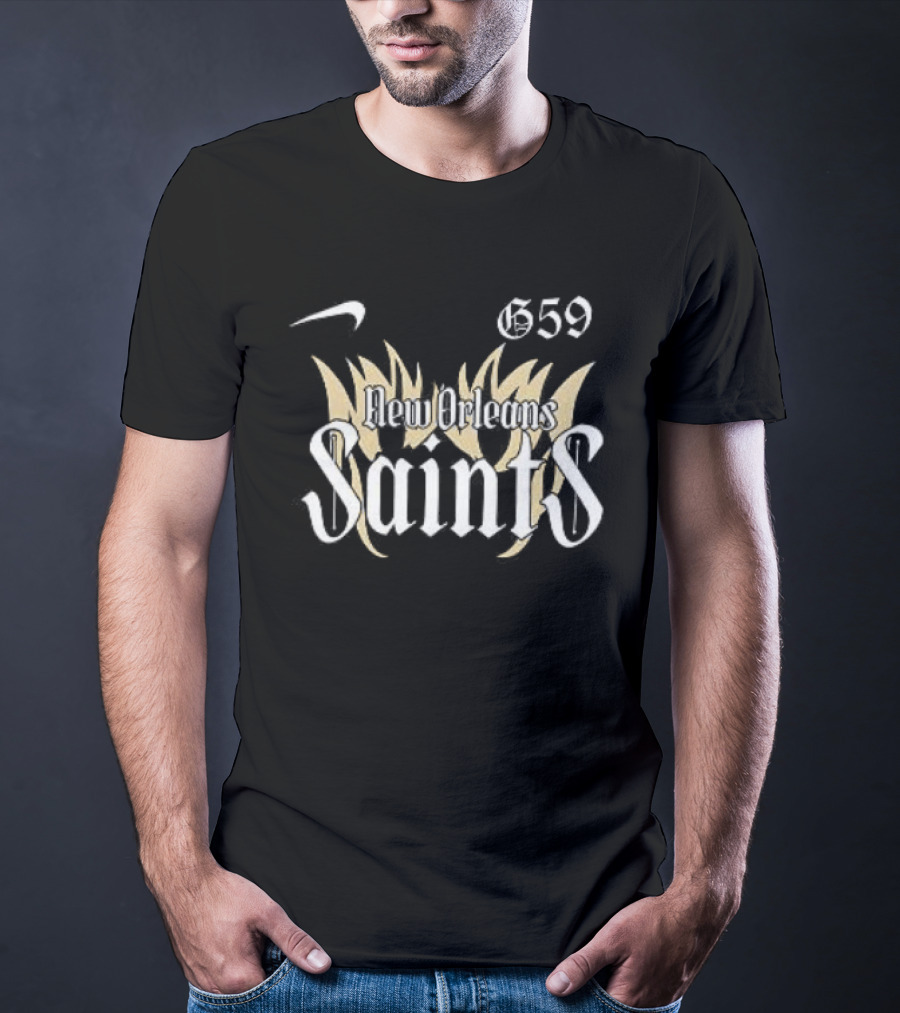 New Orleans Saints G59 $uicideboy$ Skull T-Shirt