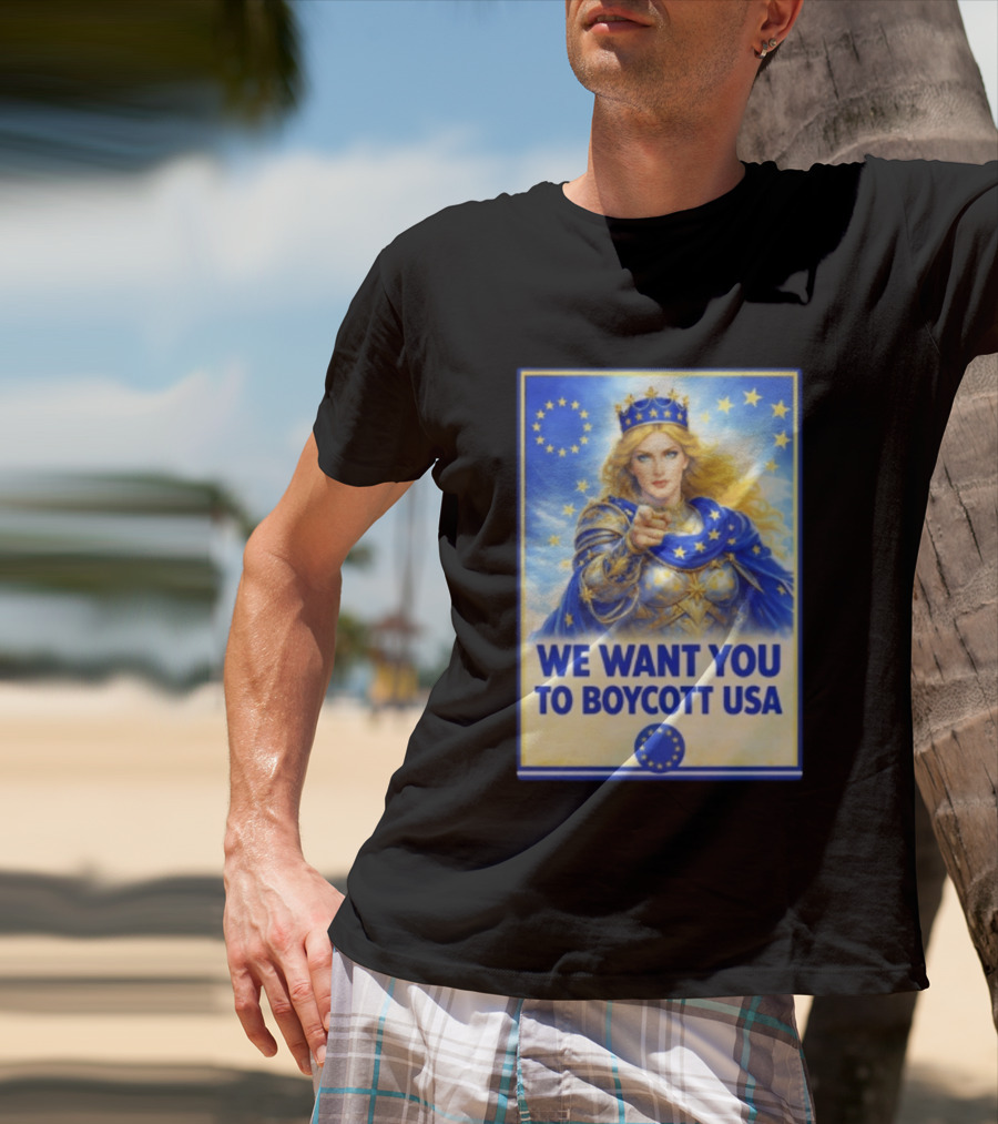 We Want You To Boycott USA Knight Queen Stars Crown T-Shirt