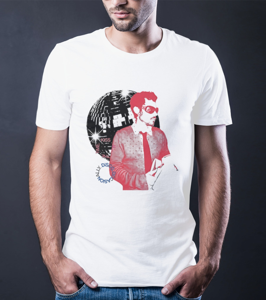 Harry Kiss All The Time Funky Disco Vibes T-Shirt