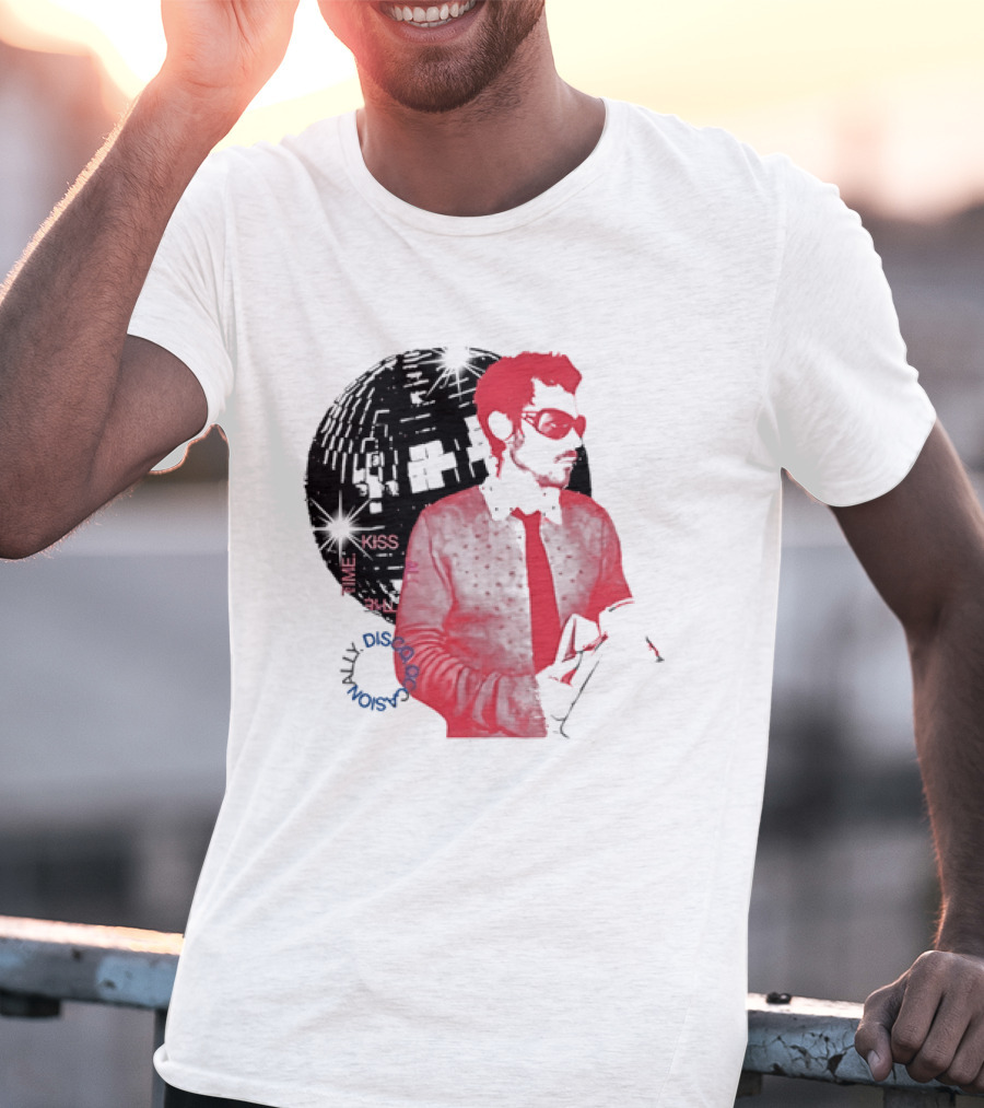 Harry Kiss All The Time Funky Disco Vibes T-Shirt