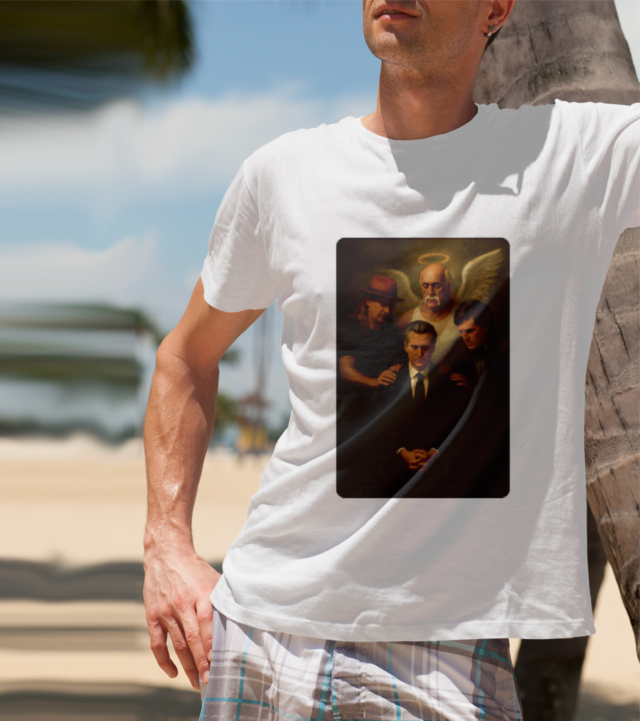 The Chosen One Gavin Newsom Angelic Gathering T-Shirt