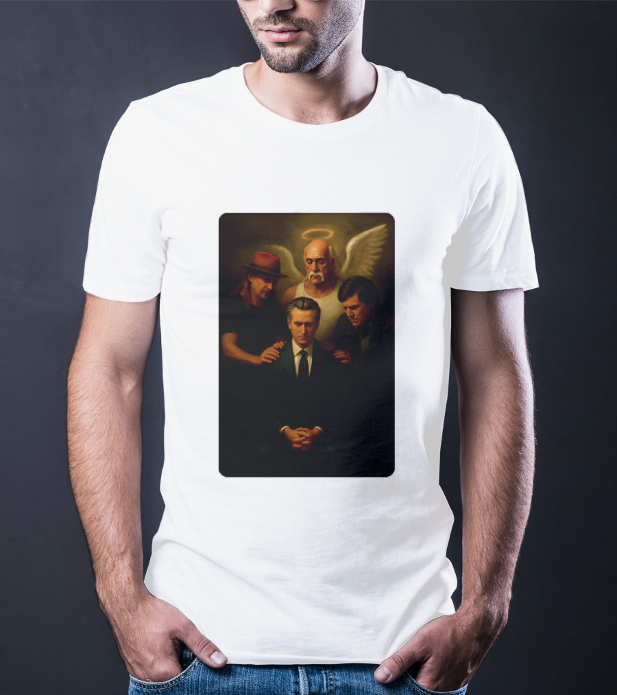 The Chosen One Gavin Newsom Angelic Gathering T-Shirt