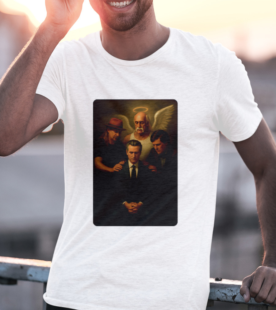The Chosen One Gavin Newsom Angelic Gathering T-Shirt