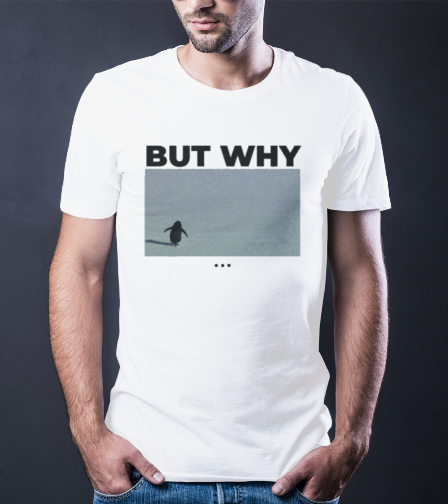 But Why Penguin Existential Question T-Shirt