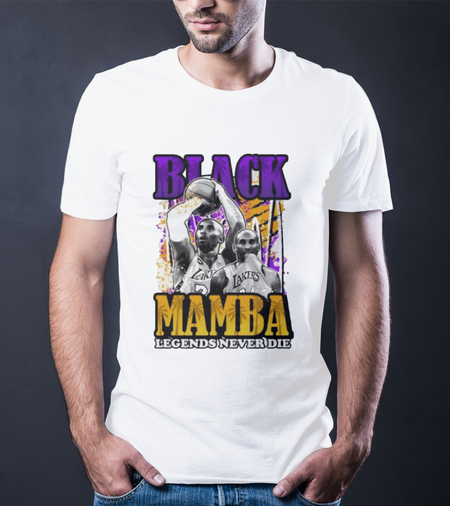 Black Mamba Lakers Legends Never Die T-Shirt