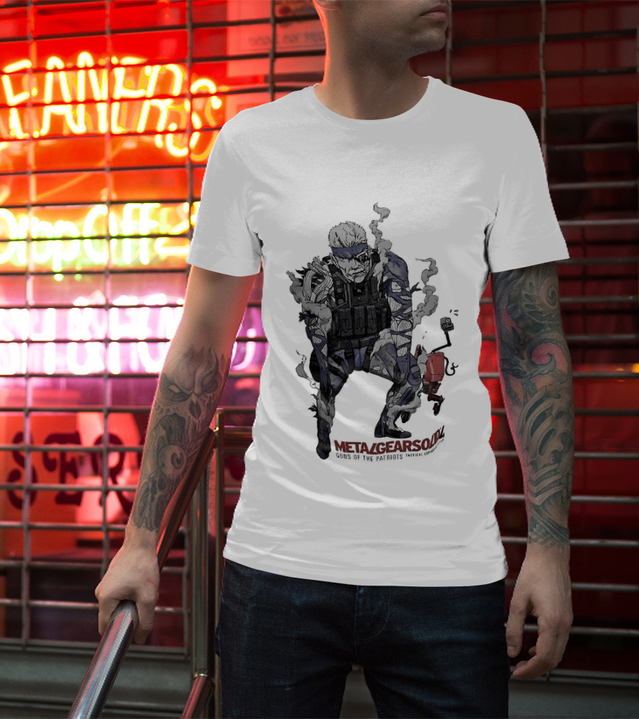 Metal Gear Solid 4 Guns Of The Patriots Tactical Espionage Action T-Shirt