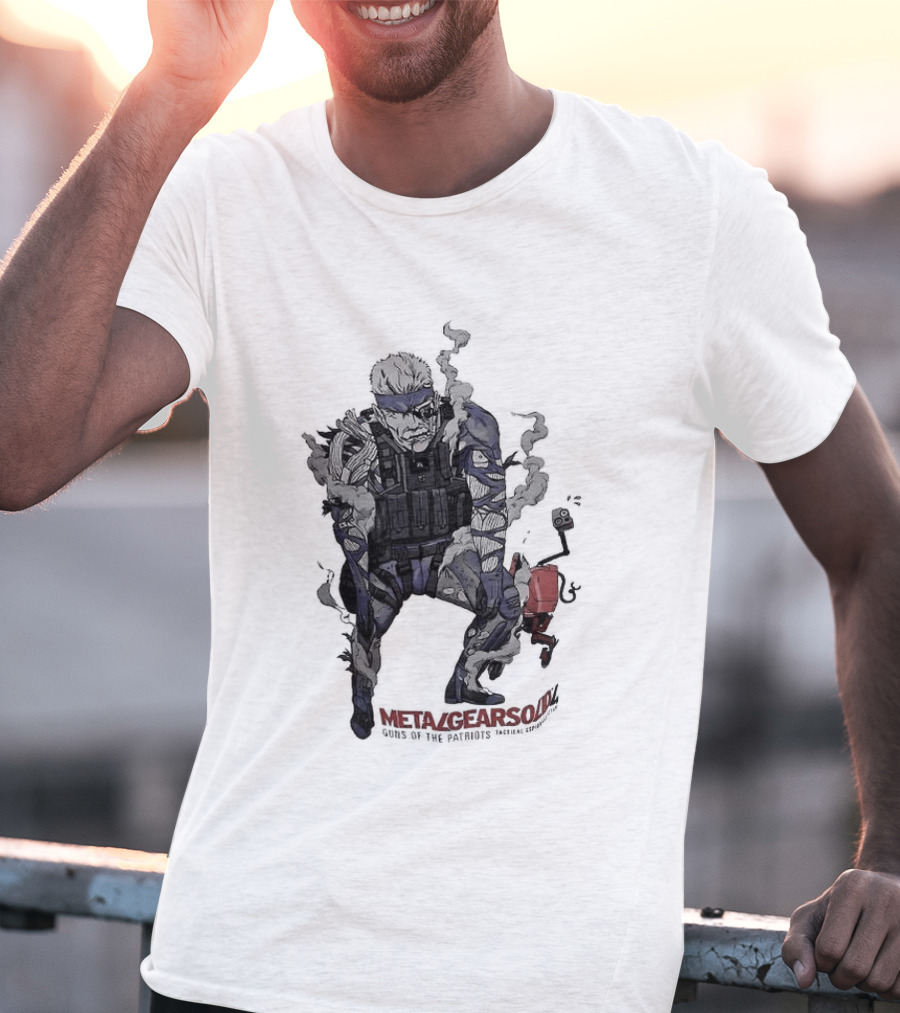 Metal Gear Solid 4 Guns Of The Patriots Tactical Espionage Action T-Shirt