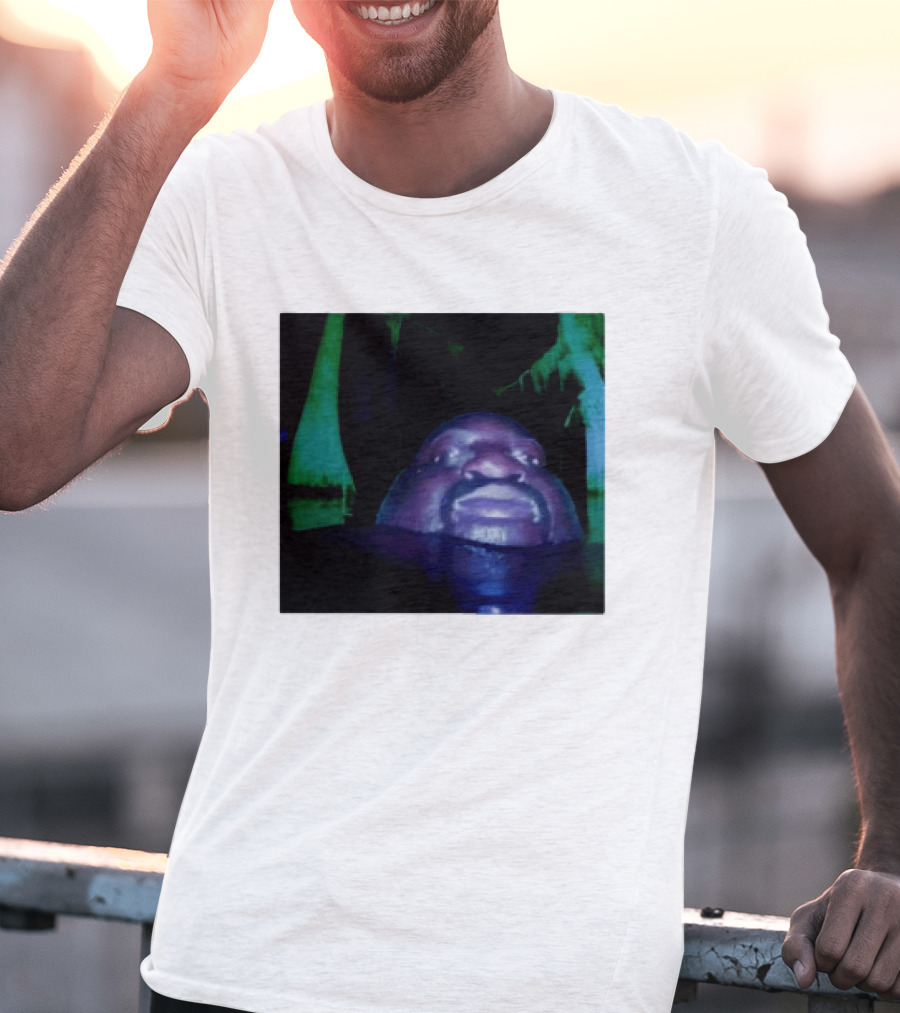Shaquille O'Neal Meme Head Emerging From Swamp T-Shirt
