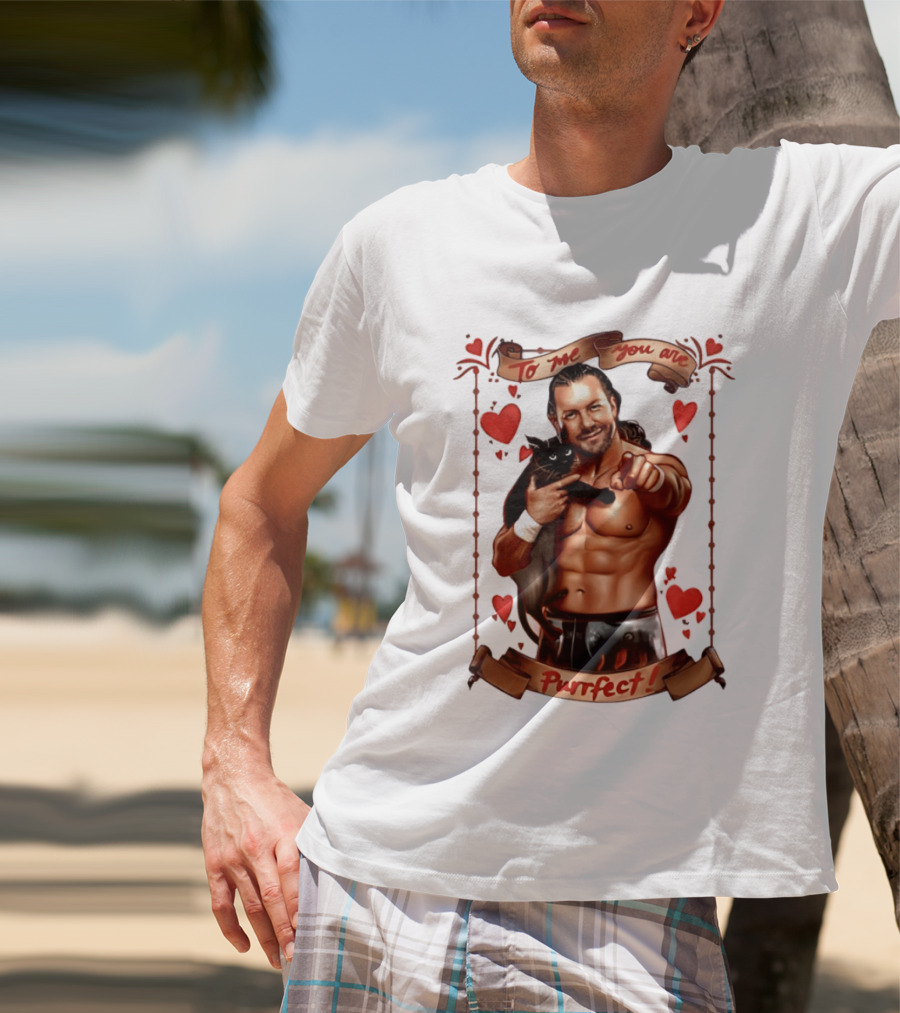 To Me You Are Purrfect Kenny Omega Valentine's Day Series T-Shirt