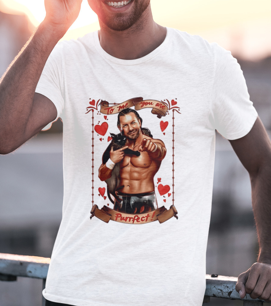 To Me You Are Purrfect Kenny Omega Valentine's Day Series T-Shirt