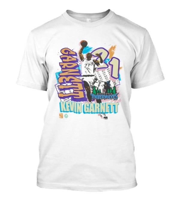 Kevin Garnett Timberwolves Basketball 21 T-Shirt