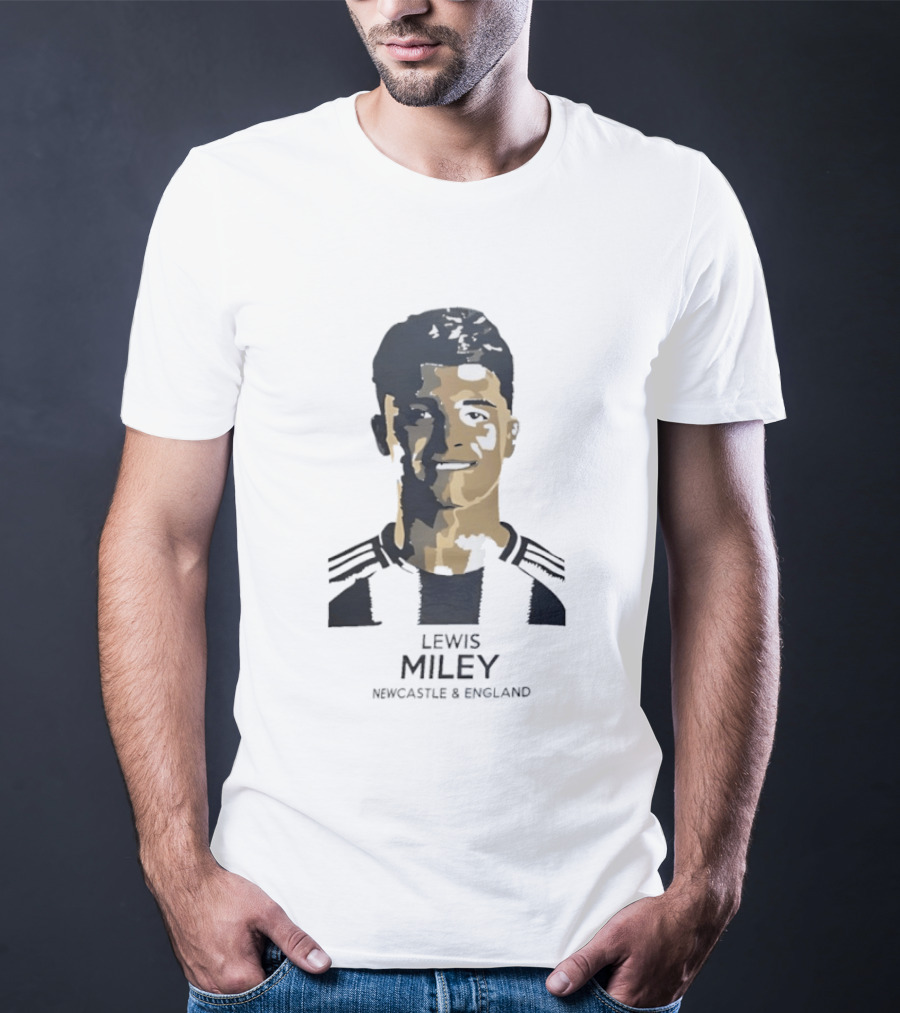 Lewis Miley Newcastle England Soccer Star T-Shirt