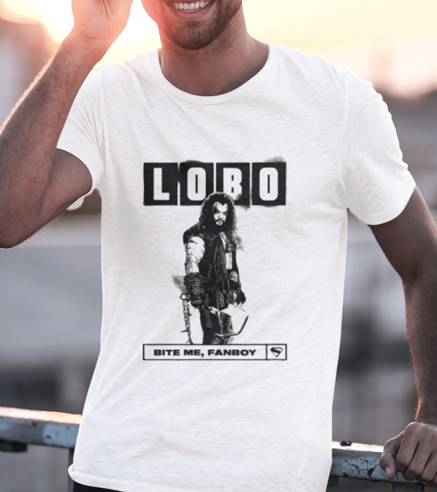Lobo Bite Me Fanboy DC Comics Superhero T-Shirt