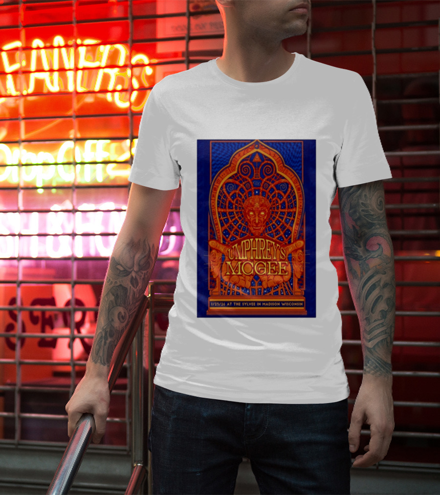 Umphrey's McGee Madison WI The Sylvee Jan 23 2026 Psychedelic T-Shirt