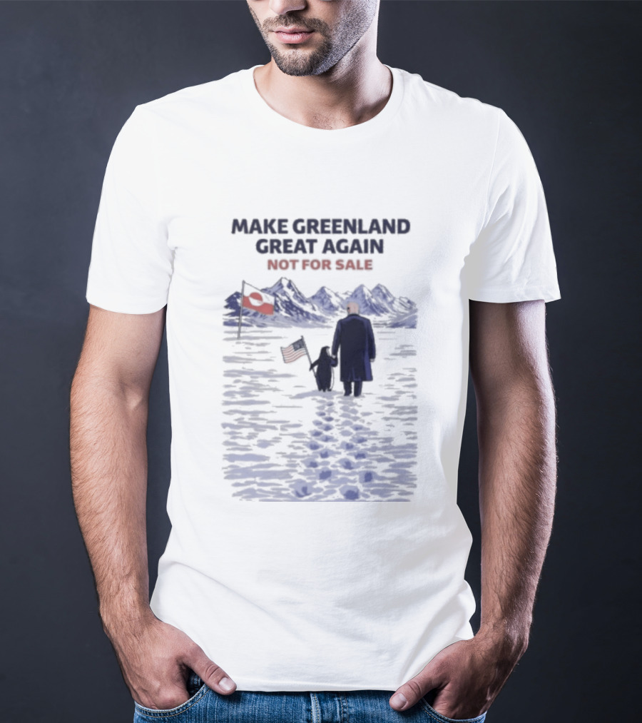 Make Greenland Great Again Not For Sale Trump Vs Penguin T-Shirt