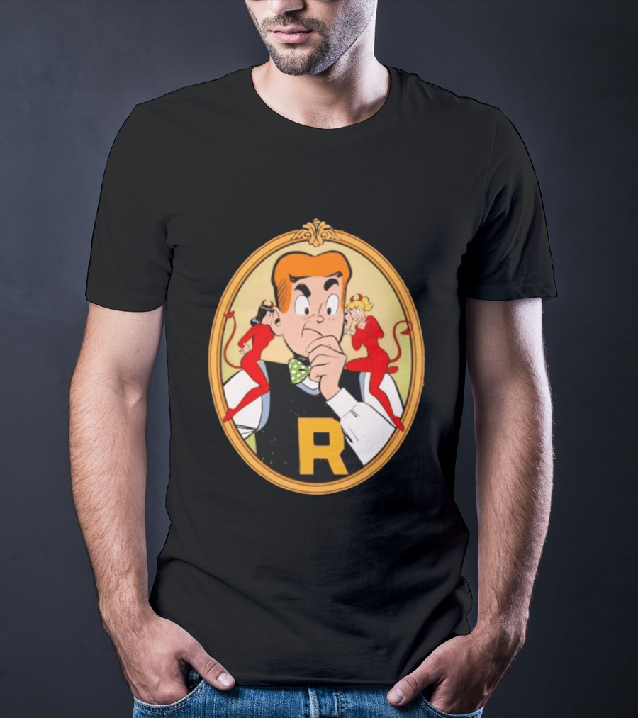 Betty And Veronica Devils Archie Comics Vintage Cartoon Characters T-Shirt