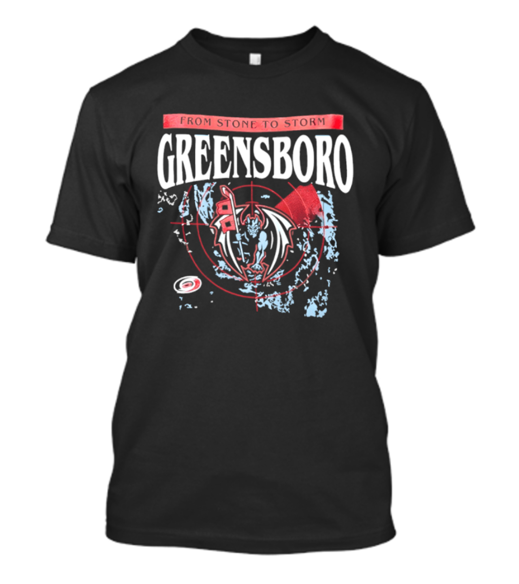 Greensboro From Stone To Storm Red Dragon Target T-Shirt