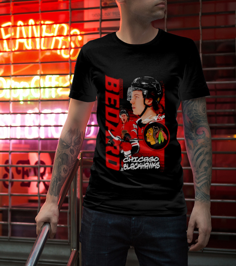 Connor Bedard Chicago Blackhawks Hockey Bedard T-Shirt