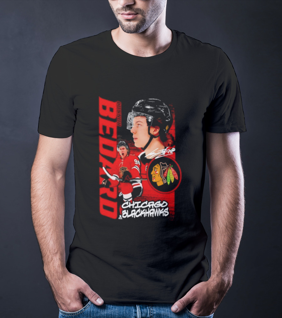 Connor Bedard Chicago Blackhawks Hockey Bedard T-Shirt