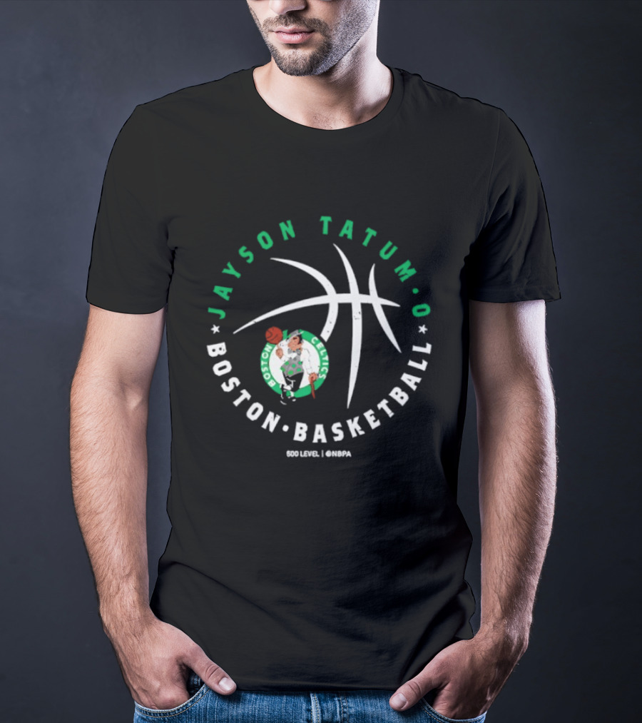 Boston Celtics Jayson Tatum 0 Basketball Team Boston Celtics Player T-Shirt