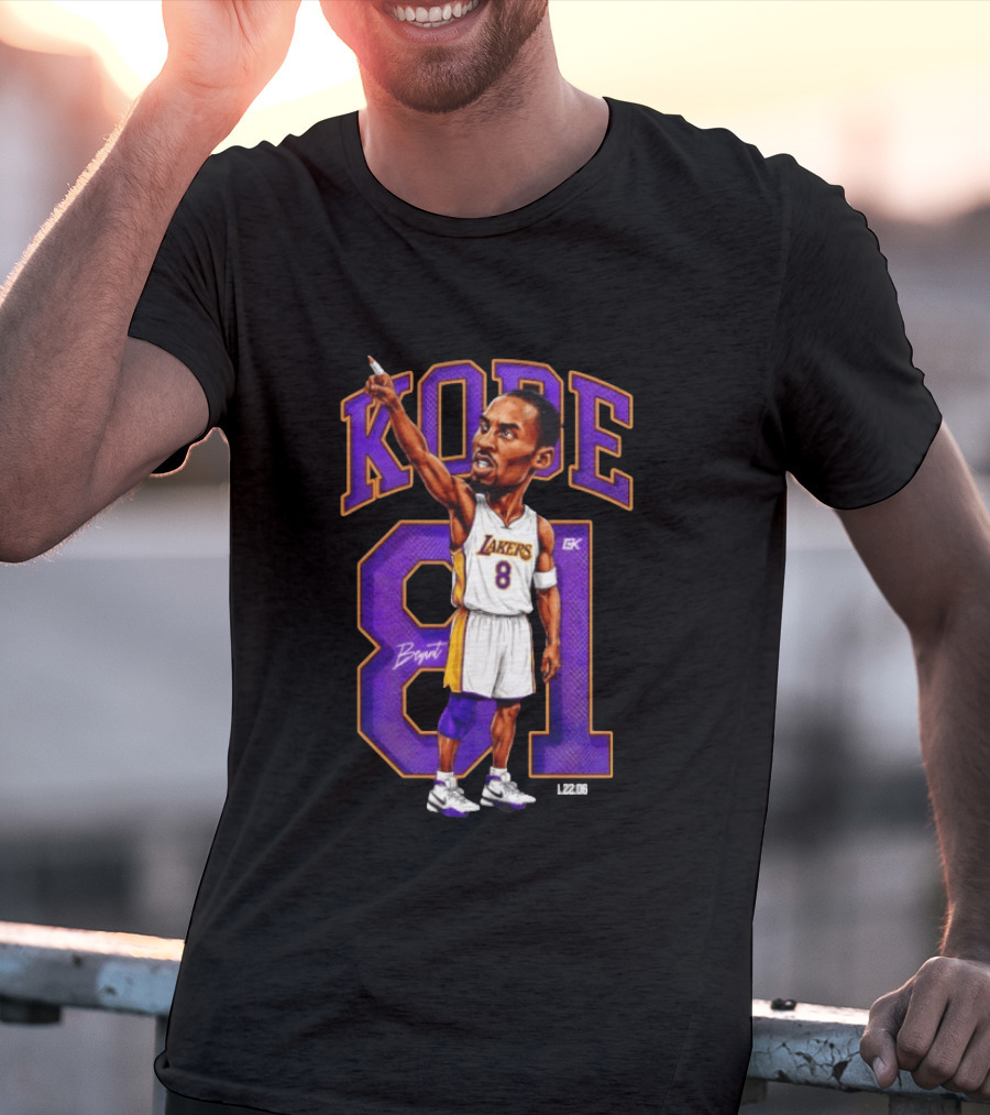 Kobe Bryant Lakers 81 Points Mamba T-Shirt