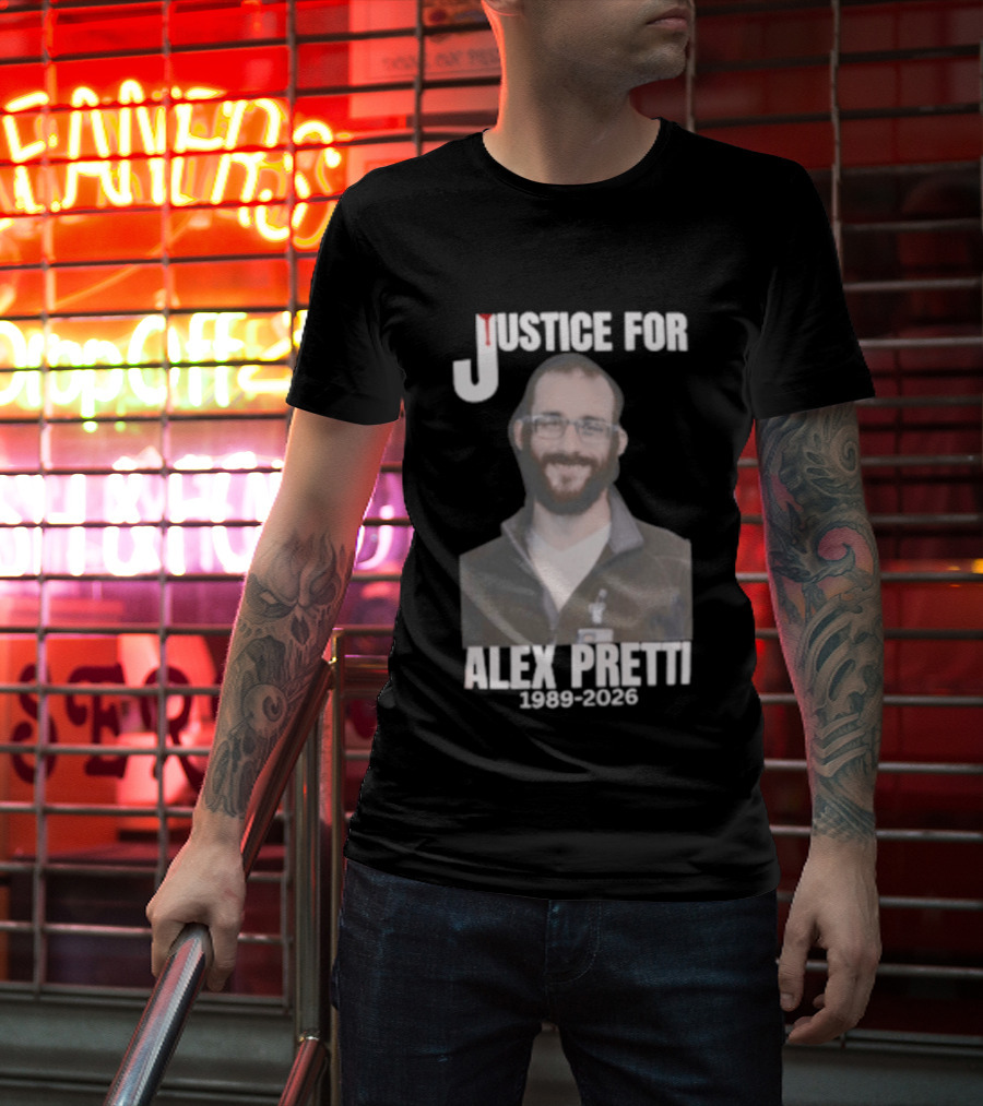 Justice For Alex Pretti 1990 2023 Memorial T-Shirt