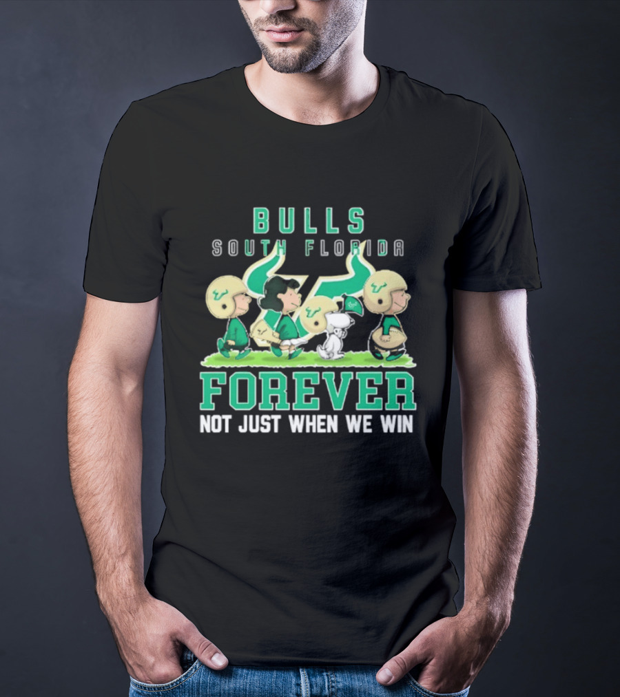 South Florida Bulls Peanuts Collaboration Forever Not Just When We Win T-Shirt