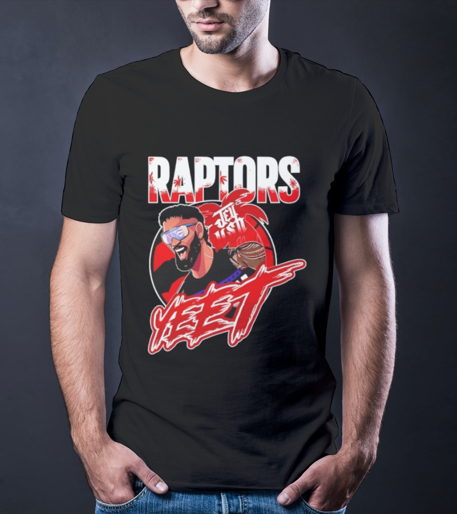 Toronto Raptors Jey Uso YEET 2026 Collaboration T-Shirt