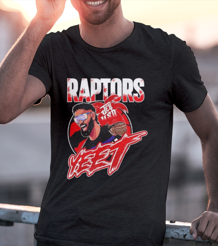 Toronto Raptors Jey Uso YEET 2026 Collaboration T-Shirt