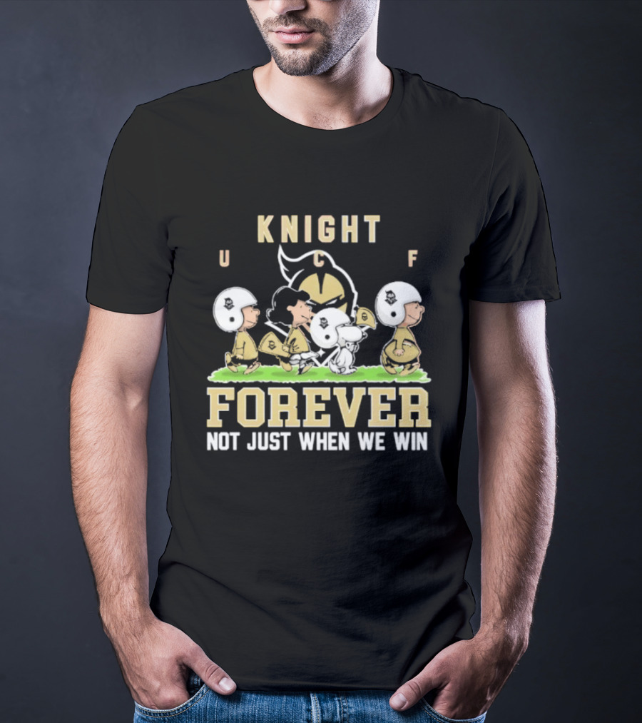 UCF Knight Peanuts Characters Forever Not Just When We Win T-Shirt