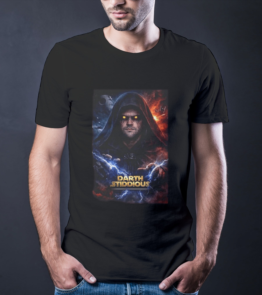 Darth Stiddious Jarrett Stidham Lightning Eyes Sith Star Wars T-Shirt