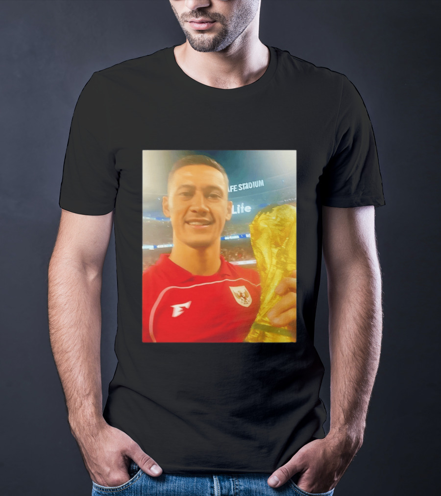Life Stadium Álex Grimaldo Bundesliga Trophy Event Image T-Shirt
