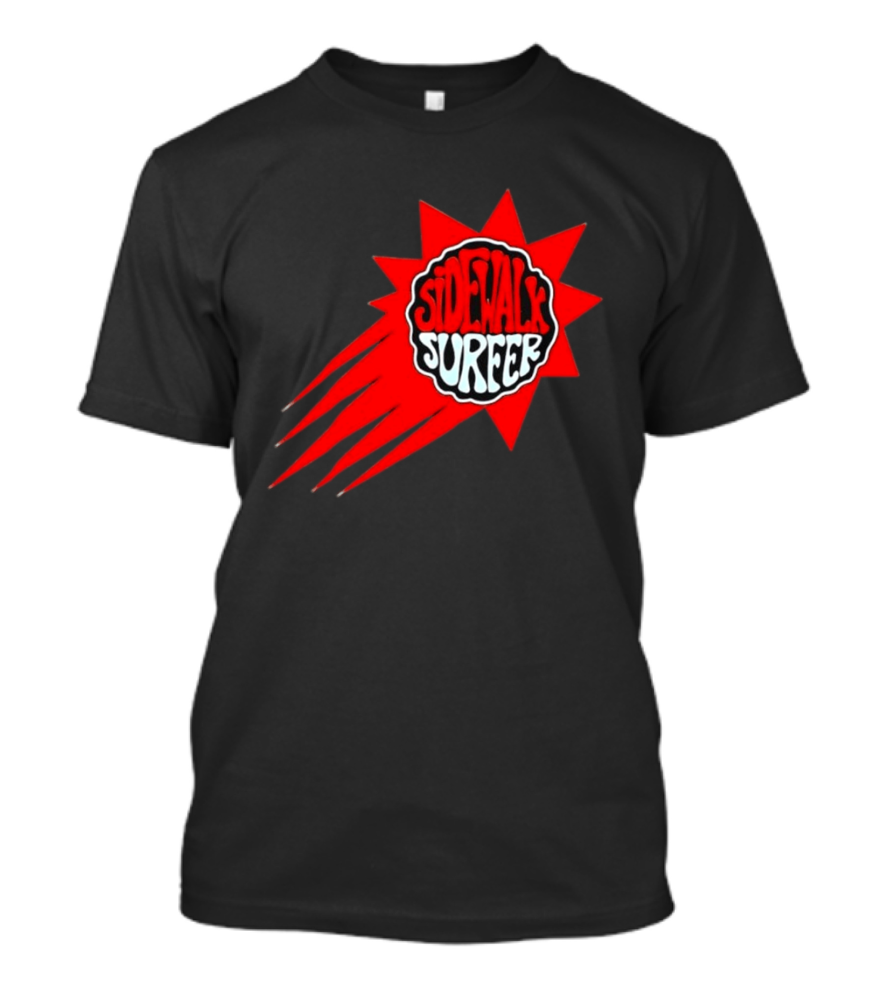 Sidewalk Surfer Retro Red Burst T-Shirt