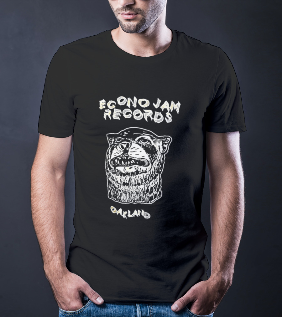 Econo Jam Records Oakland Bear Face T-Shirt