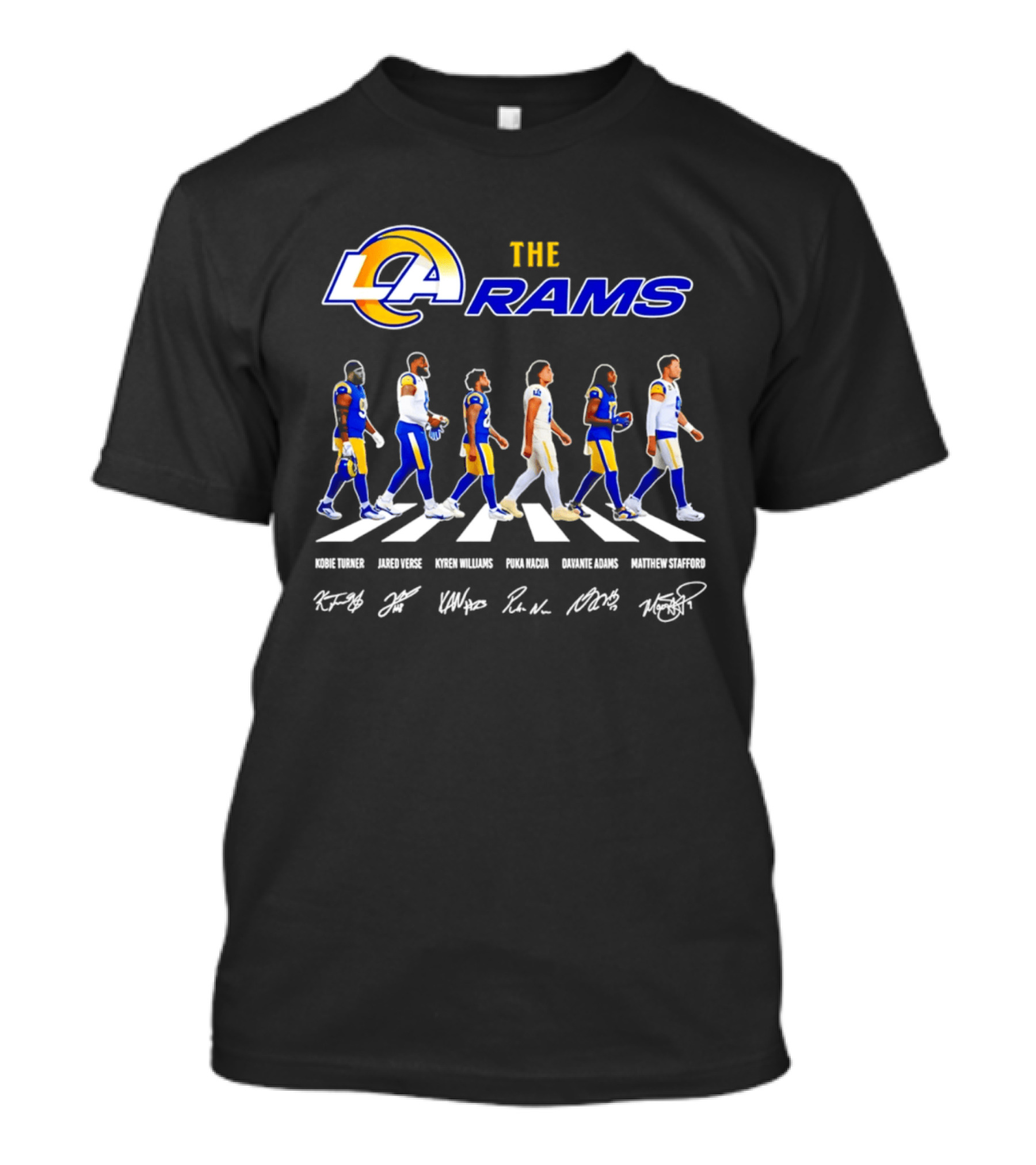 The Los Angeles Rams Abbey Road Signature Edition 2026 T-Shirt