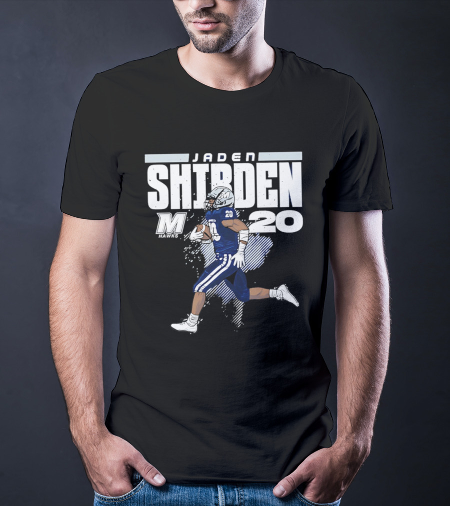 Jaden Shirden Monmouth NCAA Football 20 T-Shirt