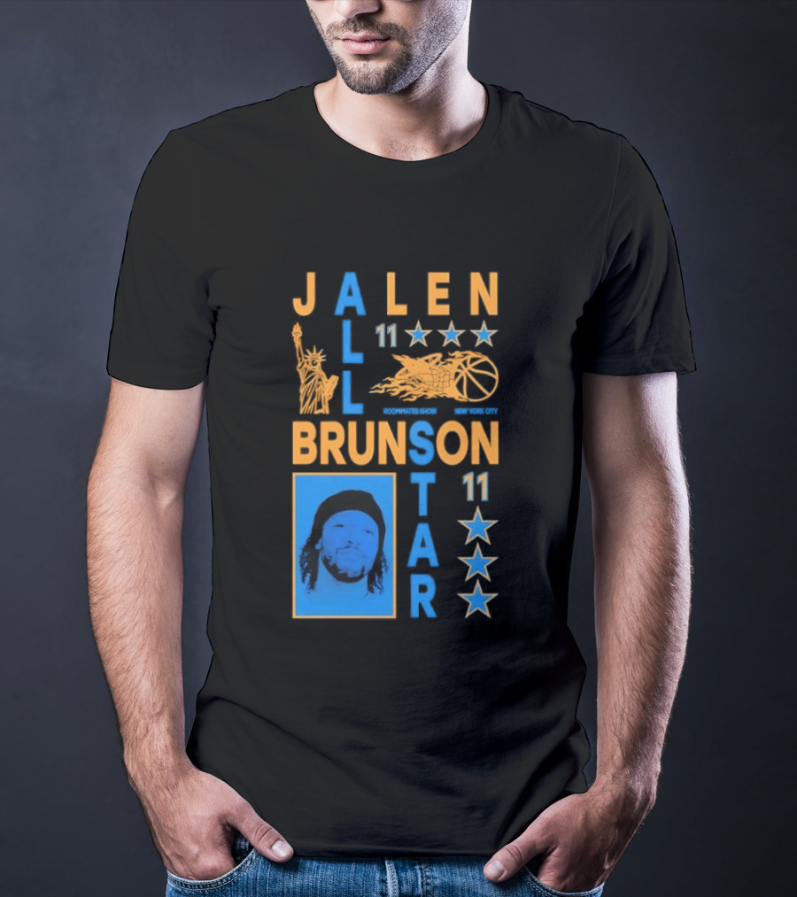 Jalen Brunson 11 New York Basketball Star Player T-Shirt