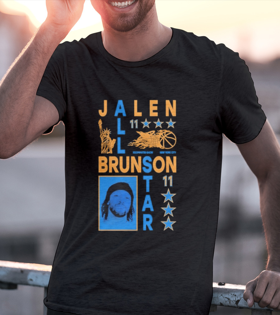 Jalen Brunson 11 New York Basketball Star Player T-Shirt
