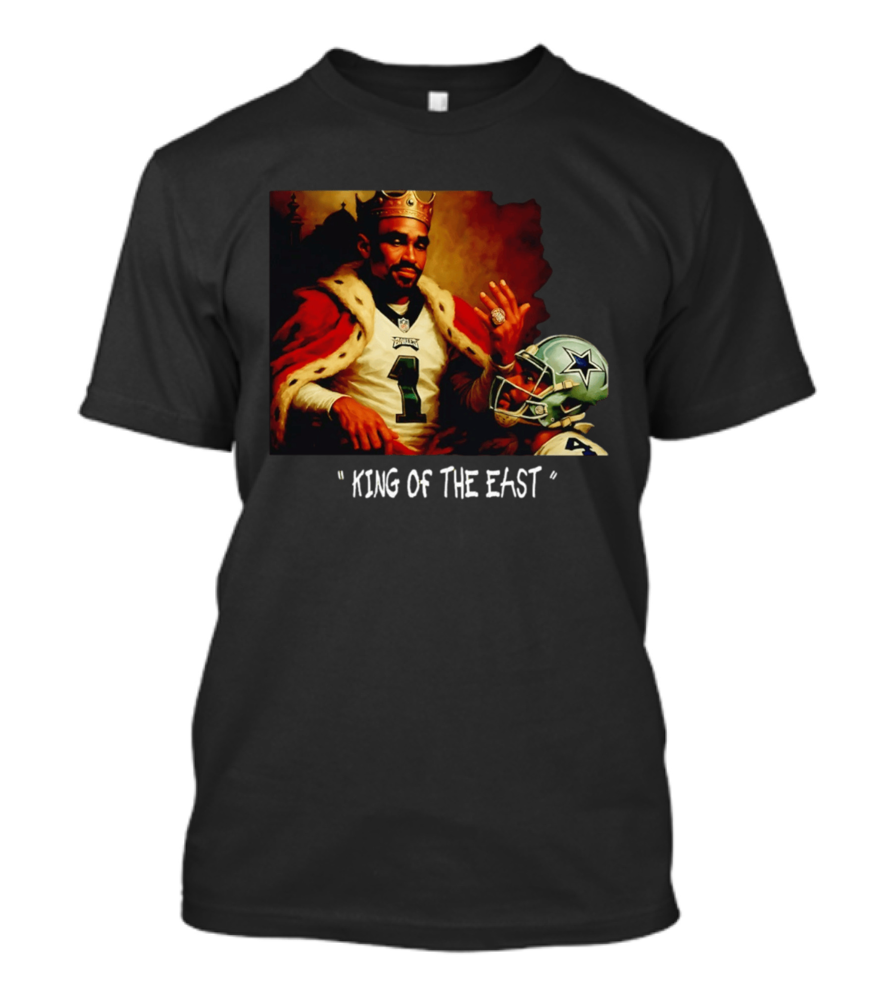 Philadelphia Eagles King Of The East Reigns Over Cowboys T-Shirt