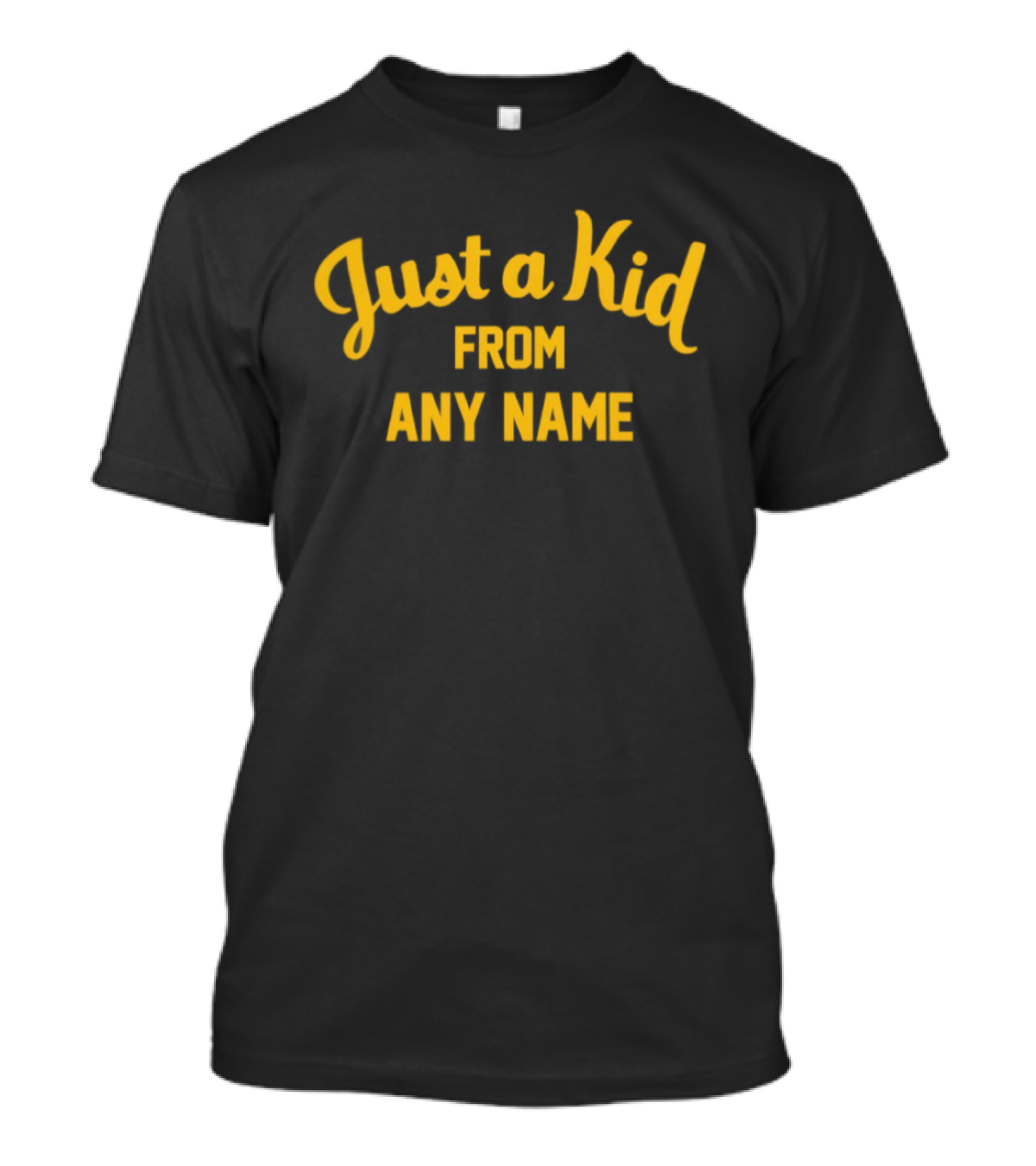 West Virginia Football Just A Kid From Any Name T-Shirt